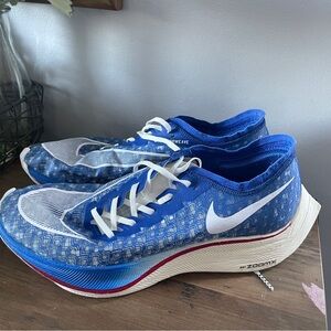 Nike Blue and White ZoomX Shoes
